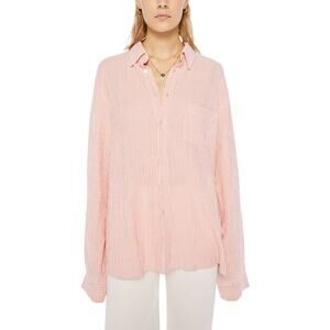 La Paz Striped Pink Branco Button Down Shirt Size XS